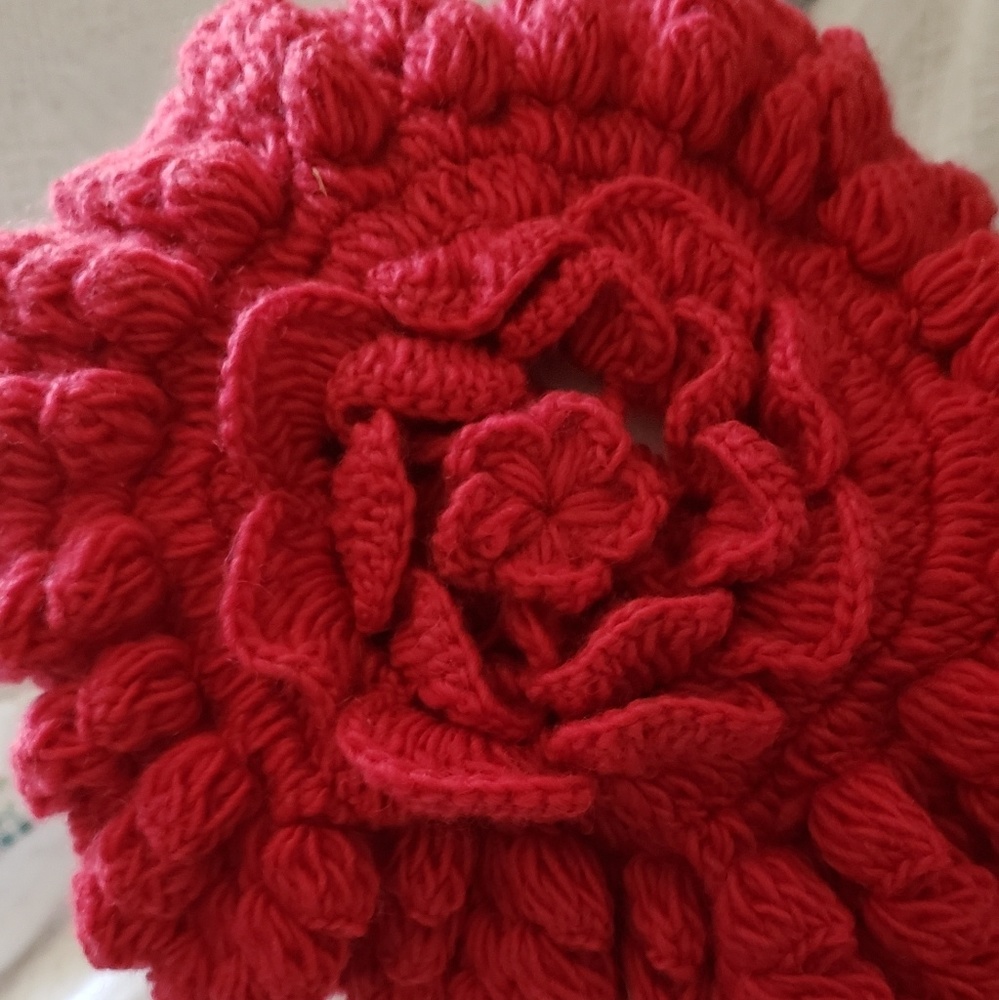Red Knitted Beret